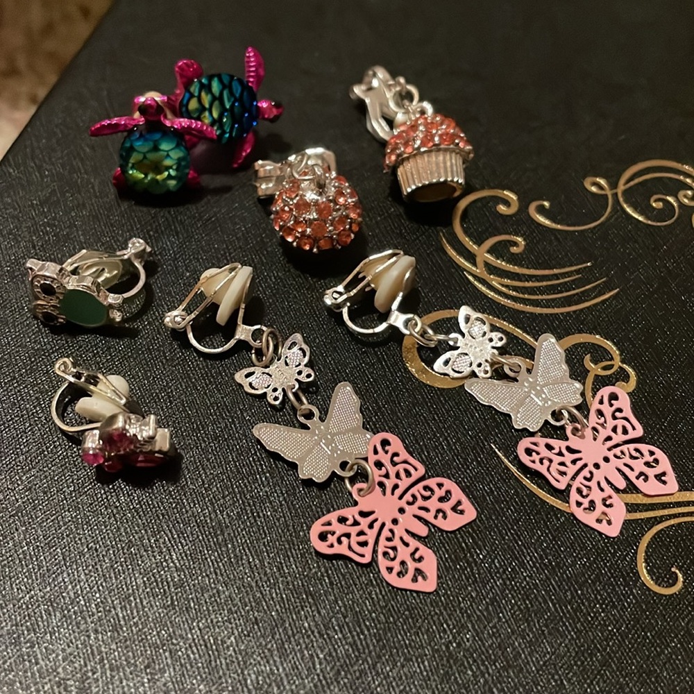 Clip on Claire’s earrings! You choose/mix n match!